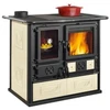 Image de Cuisinière Traditionnelle Bois La Nordica 3005802 Rosa Sx Reverse.16 Ceramica Panna