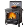 Image de Poêle à bois fonte 4.9kw noir antracite Nordica Extraflame ISOTTACCLEAN