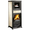 Image de Poêle à Bois La Nordica 3009902 Rossella Plus Forno.165 Ceramica Panna