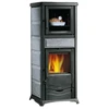 Image de Poêle à Bois La Nordica 3009910 Rossella Plus Forno.165 Pierre Naturelle