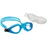 Image de Cressi swim right lunettes de natation silicone verre bleu clair