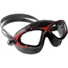 Image de Cressi swim de202758 planet black lunettes natation verre clair noir rouge taille unique