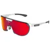 Image de Scicon, Unisexe, Lunettes de sport, AEROTRAIL cykelbriller white gloss/multimirror red (Blanc brillant, multimirror red), Rouge, Multicolore, Blanc
