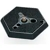 Image de Manfrotto 030-38, plaque d'attache rapide 3/8". (Plateau à dégagement rapide), Trépied : accessoires, Gris