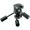 Image de Manfrotto 229, tête à 3 voies y compris plaque de serrage rapide (Tête panoramique à 3 voies), Tête de trépied, Noir