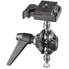 Image de Manfrotto 155RC, tête sphérique double avec plaque de fixation rapide 323 (Tête sphérique), Tête de trépied, Noir