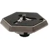 Image de Manfrotto Plaque de caméra Broche VHS 1/4 (Plateau à dégagement rapide), Trépied : accessoires, Gris