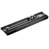 Image de Manfrotto 357PLONG, Plaque de fixation rapide longue (Plateau à dégagement rapide), Trépied : accessoires, Noir