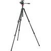 Image de Manfrotto 755CX3 Trépied vidéo en carbone 3 Sec (Carbone), Trépied, Noir