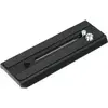Image de Manfrotto 509PLONG Plaque pour caméra vidéo (Plateau à dégagement rapide), Trépied : accessoires, Noir