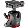 Image de Manfrotto Tête de boule XPRO avec support à dégagement rapide Q6 Top Lock (Tête sphérique), Tête de trépied, Noir, Rouge