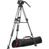 Image de Manfrotto 509 & CF Twin Fast 2n1 (Matières plastiques), Trépied, Noir