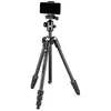 Image de Manfrotto Element MII Trépied pour Appareil Photo en Carbone avec Rotule et Bluetooth, Support pour Smartphone et Téléphone, Stabilisateur pour Appareil Photo compact CSC, DSLR