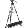 Image de Manfrotto 608 & Alu Fast Twin MS (Métal), Trépied, Noir