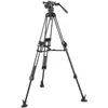 Image de Manfrotto 608 & CF Fast Twin MS (Carbone, Métal), Trépied, Noir