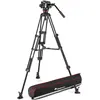 Image de Manfrotto 504 & Alu Twin MS (Métal), Trépied, Noir