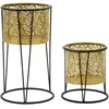 Image de Support à plantes en métal Coppia (Lot de 2) Modèle 3