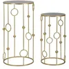Image de Selettes en métal doré Cage (Lot de 2)