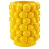 Image de Vase en polyrésine design citrons 28cm Jaune