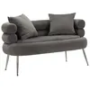Image de Canapé 2 Places Imitation Fourrure "Soffy+" 133cm Gris