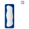 Image de Miroir mural avec cadre en velours 160x60x4 cm Theodor - Bleu
