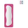 Image de Miroir mural avec cadre en velours 160x60x4 cm Theodor - Fucsia