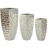 Image de Lot de 3 Vases en Métal 90cm Argent