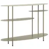 Image de Console en Métal 4 Niveaux 118x34x82cm Taupe