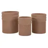 Image de Lot de 3 Cache-Pots "Colombia" 50cm Rouge
