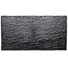 Image de 10 assiettes ardoise pvc 30x15.8cm - chalayer 005603700000019