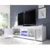Image de Homemania Support de télévision Basic - Noir - 102 x 43 x 162 cm
