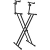 Image de Quiklok T22 Stand Clavier X Double avec Deux Niveaux