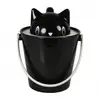 Image de Crick - conteneur à croquettes pour chat - noir et blanc