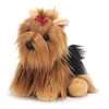 Image de Peluche chien Yorkshire terrier 30 cm