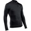 Image de Northwave, Hommes, Maillot de cyclisme, Force 2 Full Zip Maillot à manches longues (XL), Noir, XL
