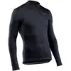 Image de Northwave, Hommes, Maillot de cyclisme, Force 2 Full Zip Maillot à manches longues (XXL), Noir, XXL