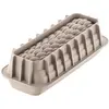 Image de Silikomart Moule en Silicone - Bûche quenelle, Moule à gâteau, Beige