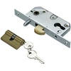 Image de Serrure à crochet axe 30 mm pour porte coulissante coffre de 53 mm IBFM A27005