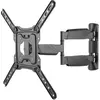 Image de Ewent Easy Tilt Support mural pour téléviseur et écran jusqu'à 55 pouces, 3 pivots (Mur, 35 kg, 23" - 55"), Support mural pour TV, Noir