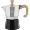 Image de Forever machine à café, Cafetière moka, Noir, Argent