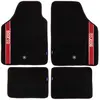 Image de 4 Tapis Universel Moquette Sparco Noirs Et Rouges