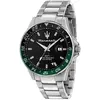 Image de Maserati Sfida Acier Inoxydable Cadran Noir Quartz R8853140005 100M Montre Homme noir