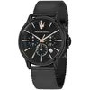 Image de Maserati Epoca Chronographe à Quartz Noir Métal pour Homme avec Date R8873618013 noir