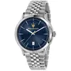 Image de Montre Homme Maserati Epoca Acier Inoxydable Cadran Bleu Quartz R8853118021 100M bleu