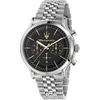 Image de Maserati Epoca Acier Inoxydable Noir/Argent Chronographe à Quartz Homme R8873618017 noir