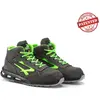 Image de U-Power, Chaussures de travail, Chaussures de sécurité HUMMER S3 CI Noir-Vert (S3, 44)
