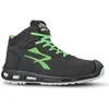 Image de U-Power, Chaussures de travail, Botte de sécurité RedLion HARD taille 44 noir/vert S3 SRC ESD EN ISO 20345 Putek Technology (S3, 44)
