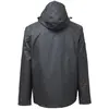 Image de U-Power, Hommes, Sous-vêtement fonctionnel, Veste de pluie Forex gris foncé M (M), Gris, M