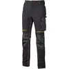 Image de U-Power, Pantalon de travail, Culotte stretch "4 directions" ATOM noir carbone, taille L (L)