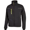 Image de Upower, Hommes, Manteaux, Veste softshell U-POWER Pluton noir carbon XL, Noir